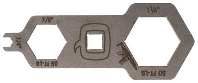 Q LLC Honey Badger Stainless Steel Multi-Tool, Silver