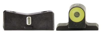 XS Sights DXT2 Big Dot Night Sights for Sig P365/P365XL, Black, Green Yellow Outline Front, Green White Outline Bar Rear