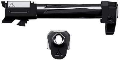 Radian Weapons 9mm Luger Ramjet & Afterburner Barrel for Glock 43X, Black, Stainless Steel