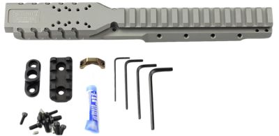 Samson Hannibal Rail for Ruger Mini-14 or Mini-30 (2008 or Later), 0 MOA, Natural Gray