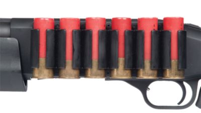 TacStar SideSaddle Shell Carrier for Mossberg 930/935, 6rd, 12 Gauge, Black, Polymer w/Aluminum Mounting Plate