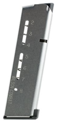 Wilson Combat ETM 8 Round 45 ACP Magazine for Wilson Combat 1911 Elite Tactical, Detachable, Steel Floor Plate, 500C