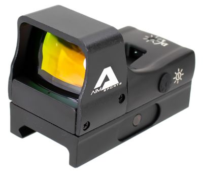 Aim Sports Compact Red Dot Reflex Sight, 1x 27mm, 3.5 MOA Dot, Matte Black