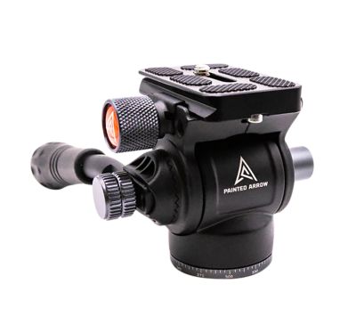 Painted Arrow FH1 Shooting Tripod Micro Fluid-Head, Black