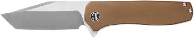 EIKONIC Knife Company 3.40 in. Xiphos Folding Knife, Modified Tanto, Dark Acid Stonewash, Nitro-V Blade, 4.20 in., G10 Handle