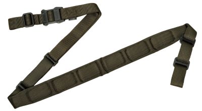 Magpul MS1 Padded Nylon 2-Point Rifle Sling, 48 to 60 in., Ranger Green