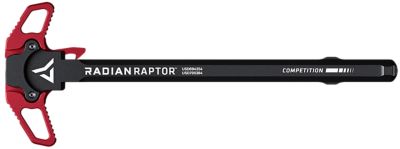 Radian Weapons Raptor Competition Charging Handle for AR-15/M16, Ambidextrous, Red, Anodized, Aluminum