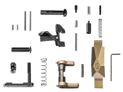 Geissele Automatics Ultra Duty Lower Parts Kit for AR-15, DDC, Ambi Safety, Oversized Bolt Release/Catch