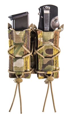 High Speed Gear Taco Double Pistol Mag Pouch, Multi-Cam, Nylon