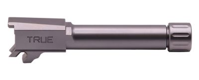 True Precision Inc 9mm Luger Sig Duty Barrel for Sig P365/P365X/P365 SAS, 3.10 in., 1/2 in. x 28 Thread, Satin, Stainless Steel