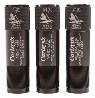 Carlsons Delta Waterfowl Choke Tube for Remington Rem Choke, 12 Gauge, Mid/Long/Close Range, 17-4 Stainless Steel