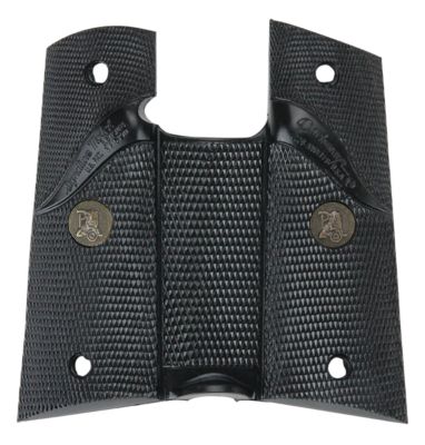Pachmayr Signature Grip for Colt MK IV Series 80 Delta Elite, Wraparound Checkered Black Rubber
