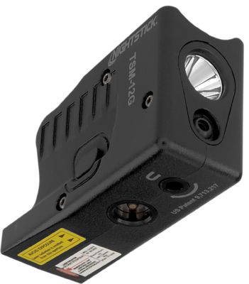 Bayco Nightstick Gun Light with Green Laser for Springfield Armory Hellcat, Black 150-Lumen, White LED