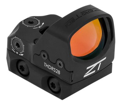 Zero Tech Optics Thrive HD Low-Mount Red Dot Sight, 1x 28mmx20mm, 3 MOA Dot, Black, Picatinny Rail/RMR Footprint Mount
