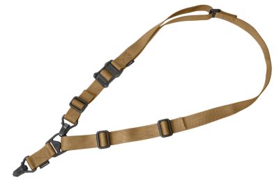 Magpul MS3 Gen2 Nylon Adjustable 1 or 2-Point Rifle Sling, 48 to 60 in., Coyote Tan