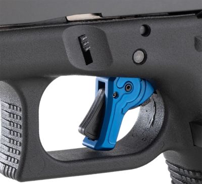 Apex Tactical Action Enhancement Trigger Kit for Glock Gen5, Blue, Nickel/Aluminum