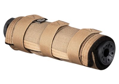 SilencerCo High Temp Suppressor Cover, 7.50 in., FDE, Nylon