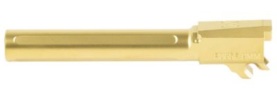 True Precision Inc 9mm Luger Sig Barrel for Sig P365 Fuse, 4.30 in., Gold TiN, Stainless Steel