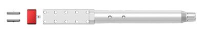 Real Avid/Revo Lug-Lok Upper Vise Block for AR-10, Natural, Aluminum w/Stainless Steel Pins