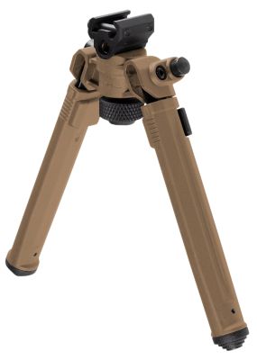 Magpul 6.8 to 10.3 in. Mil-Spec Anodized Aluminum Shooting Bipod for 1913 Picatinny Rail, Flat Dark Earth