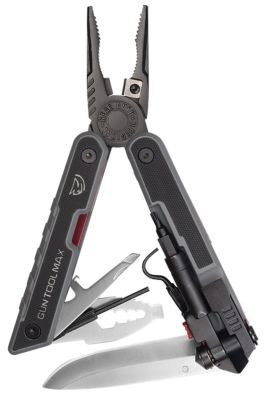 Real Avid/Revo Gun Tool Max, Black, 3.25 in., 440 Stainless Steel, Plain G10 Black Handle