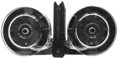 KCI USA INC 100 Round 5.56x45mm NATO Drum Magazine for AR-15, Black, Polymer