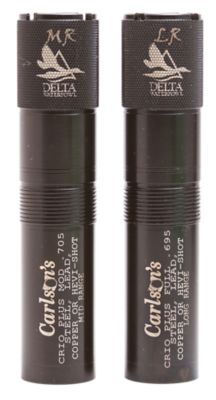 Carlsons Delta Waterfowl Choke Tube for Benelli Crio Plus, 12 Gauge, Mid/Long Range, Knurled, 17-4 Stainless Steel