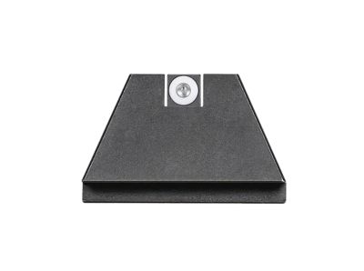 Night Fision Suppressor Height Sights for Glock 17/17L/19, Green Tritium White Outline Front, Black/Blank Rear