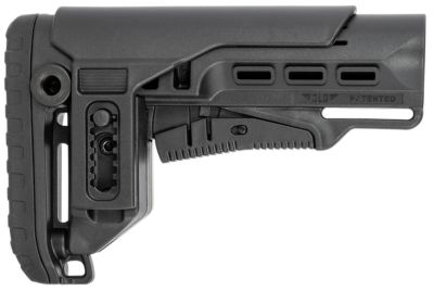 NCStar Tactical PCP52 Stock, Mil-Spec, Collapsible with Adjustable Cheekpiece, Black, Synthetic