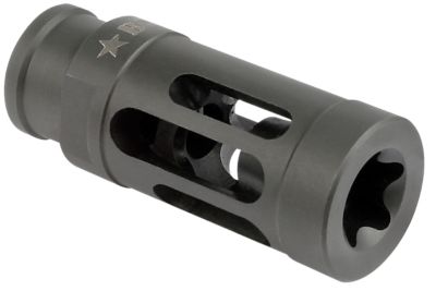 Bravo BCMGunfighter Mod 1 Compensator for AR-Platform, 7.62mm/300 Blackout, 5/8 in. x 24 Thread, Black, Stainless Steel