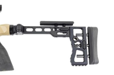 Samson S.A.S Folding Stock, Black Anodized, Aluminum