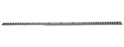 Q LLC The Fix Top Rail, 20 in. Long, Clear Anodized, Aluminum