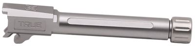True Precision Inc 9mm Luger Sig Barrel for Sig P365 Fuse, 4.30 in., 1/2 in. x 28 Thread, Satin, Stainless Steel