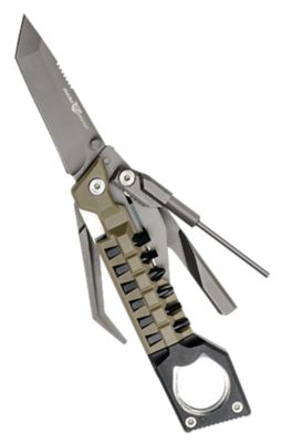 Real Avid/Revo Pistol Tool for Handguns, Silver, Stainless Steel, 3 in. Part Serrated