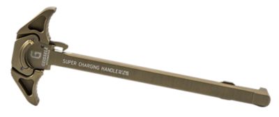 Geissele Automatics Super Charging Handle for AR-15, Ambidextrous, Desert Dirt Hardcoat Anodized, 7075-T6 Aluminum