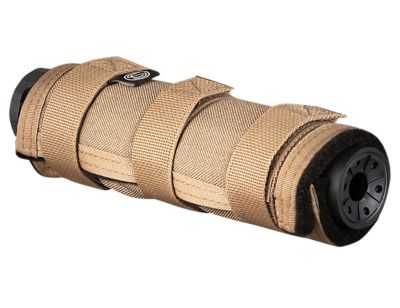SilencerCo High Temp Suppressor Cover, 6 in., FDE, Nylon