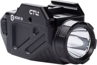 Viridian C Series CTL+ Tactical Light for Glock/Sig Sauer/Smith & Wesson, SAFECharge, Black, 200/400/1,100-Lumen, White LED