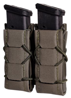 High Speed Gear Taco Gen 2 Double Pistol Pouch, Laminate, MOLLE Mount, OD Green, Nylon
