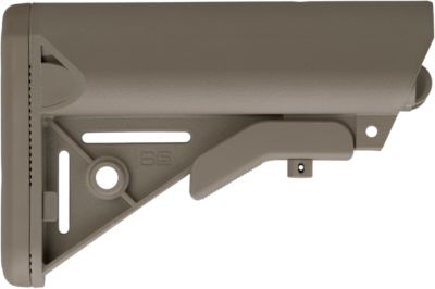 B5 Systems Enhanced SOPMOD Stock for AR-Platform with Mil-Spec Receiver Extension (Tube Not Included), Flat Dark Earth
