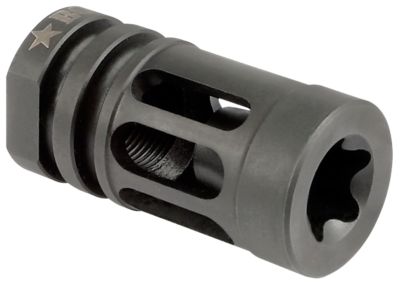 Bravo BCMGunfighter Mod 0 Compensator for AR-15, 5.56x45mm NATO, 1/2 in. x 28 Thread, Black, Nitride, Stainless Steel