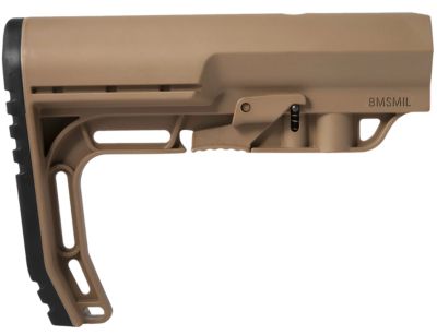Mission First Tactical Battlelink Minimalist Stock, Mil-Spec, 7.08 in. OAL, Scorched Dark Earth, Synthetic