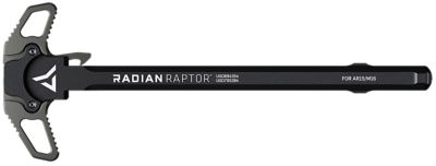 Radian Weapons Raptor Charging Handle for AR-15/M16, Ambidextrous, Black, Radian Gray, Aluminum