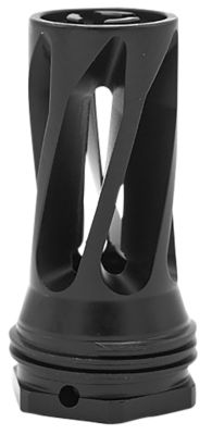 Huxwrx 6mm Flash Hider-QD Muzzle Device, 5/8 in. x 24 Thread, Black