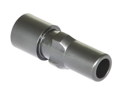 Griffin Armament 9mm Luger 3-Lug Adapter, M13.5x1 LH Thread, 17-4 Stainless Steel, Black Melonite QPQ