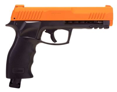 Umarex USA P2P HDP Pepper Gel Launcher with Practice Rounds, 60 ft. Range, Orange/Black