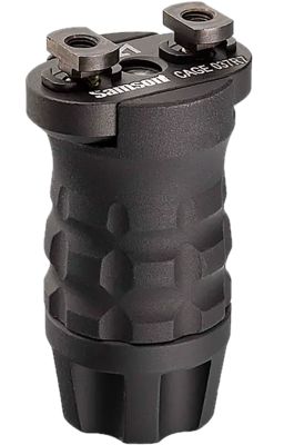 Samson Short Grenade Vertical Grip, Black, Anodized, M-LOK