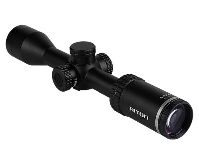 Riton Optics 3-9x 40mm 1 Primal Rifle Scope, 1 in. Tube, RHR Reticle, Black
