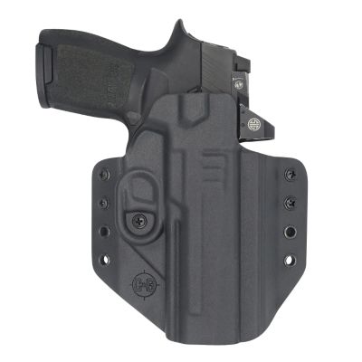 C&G Holsters Covert OWB Holster for Sig P320 M17/X5, Right Hand, Black, Kydex