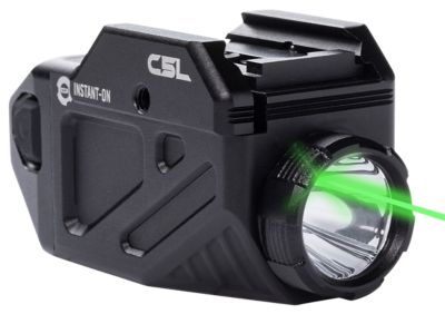 Viridian C Series C5L Tactical Light for Glock/Sig Sauer/Smith & Wesson, SAFECharge, Black, 650-Lumen, White/Green Laser