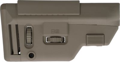 B5 Systems Precision Stock for AR-Platform, Adjustable with Cheek Riser, FDE, Synthetic